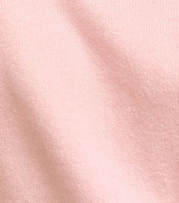 Light Pink Rib Roll Neck Jumper