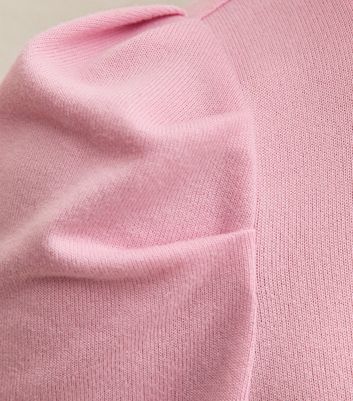 Pink Puff Sleeve Soft Touch T-Shirt