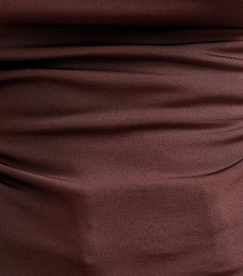 Brown Off The Shoulder Top