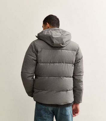 Jack & Jones Dark Grey Regular Puffer Jacket 4 Jack & Jones Dark Grey Regular Puffer Jacket