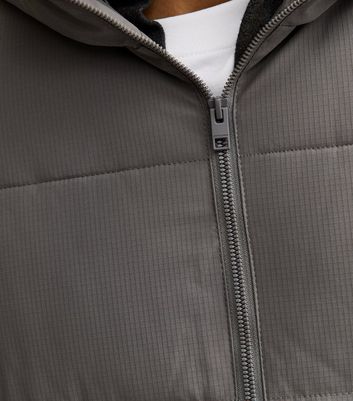 Jack & Jones Dark Grey Regular Puffer Jacket 5 Jack & Jones Dark Grey Regular Puffer Jacket