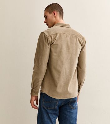 Stone Waffle Relaxed Cord Shirt 4 Stone Waffle Relaxed Cord Shirt