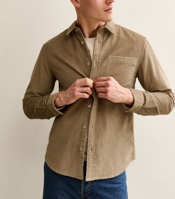 Stone Waffle Relaxed Cord Shirt 5 Stone Waffle Relaxed Cord Shirt