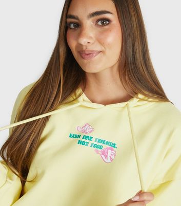 Skinnydip Yellow Disney Finding Nemo Printed Hoodie