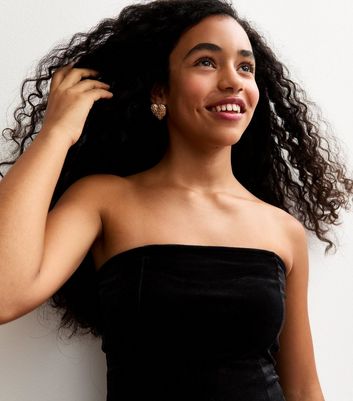 Girls Black Velvet Puffball Dress 3 Girls Black Velvet Puffball Dress