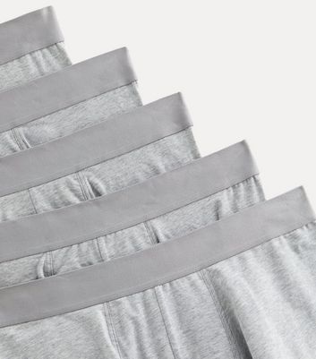 Pack of 5 Light Grey Boxers