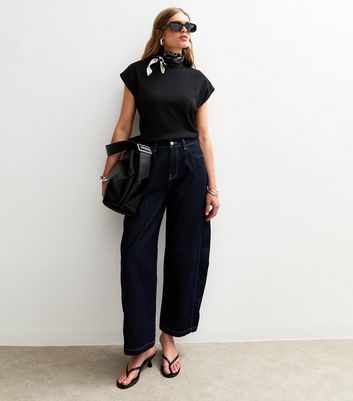 Black Premium Heavyweight Cotton Grown On Sleeve T-Shirt