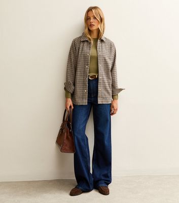 Green Ribbed Knit Crew Neck Jumper