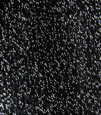 Black and Silver Lurex Socks