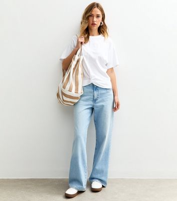 White Twist Front T-Shirt