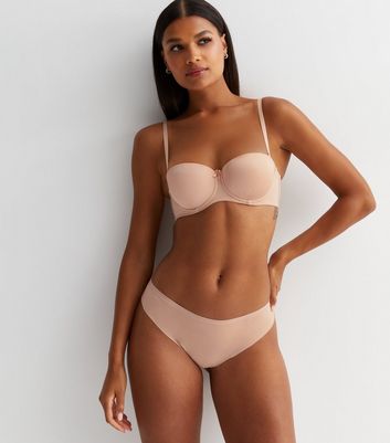 3 Pack Multicoloured Lace Back No VPL Briefs