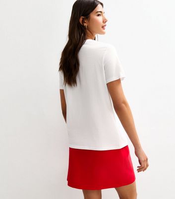 White Cherry Print T-Shirt