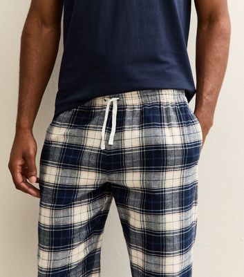 Navy Christmas Print Top and Bottoms Pyjama Set