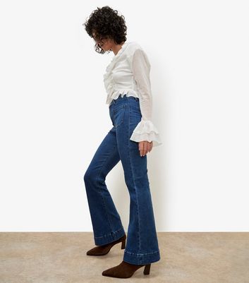 Apricot Blue Flared Leg Jeans
