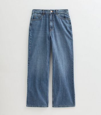 Blue Adalae High Waisted Wide Leg Jeans 10 Blue Adalae High Waisted Wide Leg Jeans