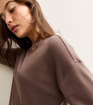 Brown Premium Cotton Long Sleeve T-Shirt 6 Brown Premium Cotton Long Sleeve T-Shirt