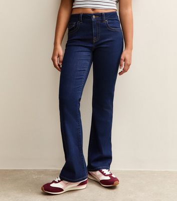 Girls Blue Low Rise Flared Jeans 3 Girls Blue Low Rise Flared Jeans