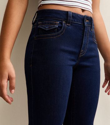 Girls Blue Low Rise Flared Jeans 5 Girls Blue Low Rise Flared Jeans