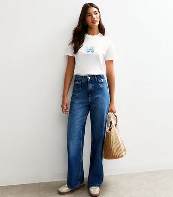 White Blueberry Print T-Shirt