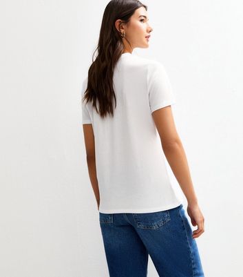 White Blueberry Print T-Shirt