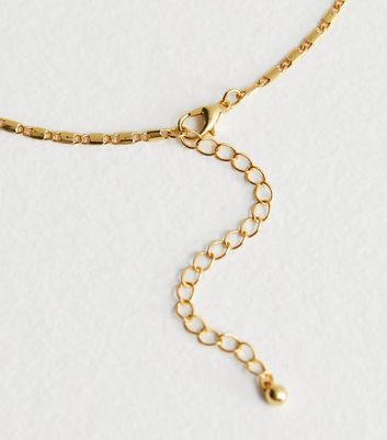 18ct Gold Plated Flat Chain Necklace 5 18ct Gold Plated Flat Chain Necklace