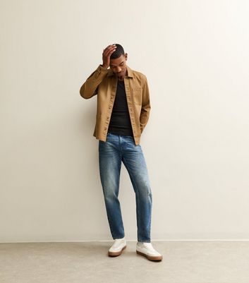 Black Muscle Fit Ribbed Jersey Vest