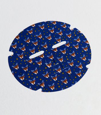 Brompton & Langley Navy Reindeer Face Mask