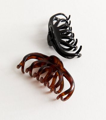 Brushworks Brown Tortoise Shell Octopus Claw Clips