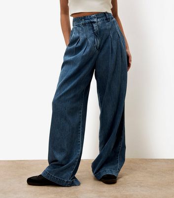 Apricot Blue Wide Leg Pleated Jeans 5 Apricot Blue Wide Leg Pleated Jeans