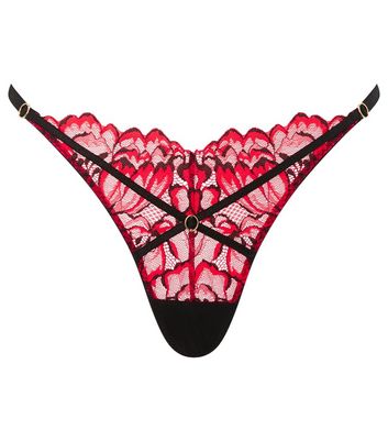 Ann Summers Black Lace Nightfall G-String 5 Ann Summers Black Lace Nightfall G-String