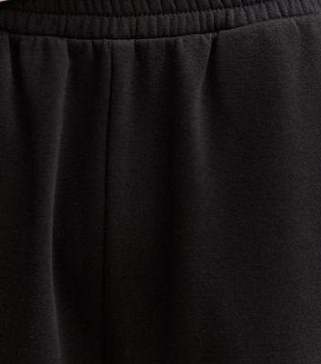 Black Tapered Wide Leg Joggers 5 Black Tapered Wide Leg Joggers