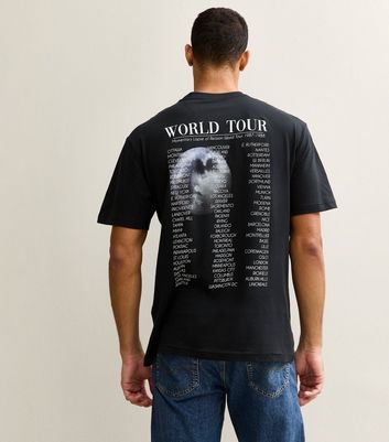 Only & Sons Black Regular Pink Floyd World Tour T-Shirt 4 Only & Sons Black Regular Pink Floyd World Tour T-Shirt