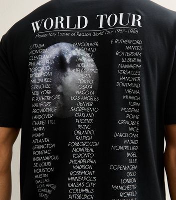 Only & Sons Black Regular Pink Floyd World Tour T-Shirt 5 Only & Sons Black Regular Pink Floyd World Tour T-Shirt