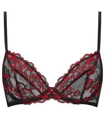 Ann Summers Black Lace Non-Padded Plunge Bra 5 Ann Summers Black Lace Non-Padded Plunge Bra