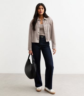 Mink Ribbed Scoop Neck Lightweight Knit Vest