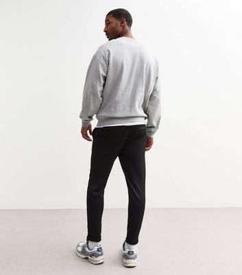 Only & Sons Black Slim Cuffed Elasticated Trousers