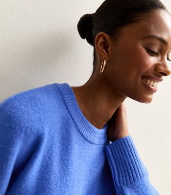 Bright Blue Crew Neck Jumper