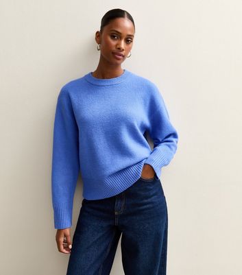 Bright Blue Crew Neck Jumper