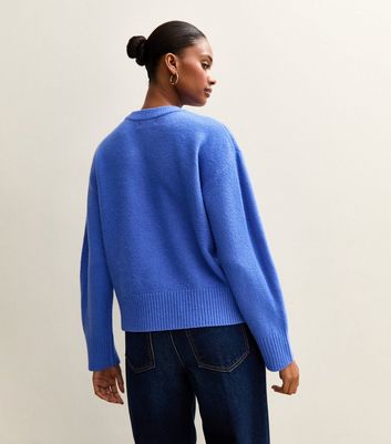 Bright Blue Crew Neck Jumper