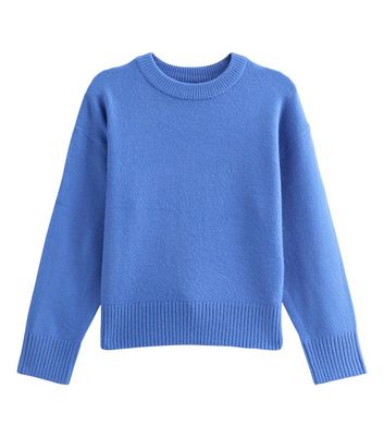 Bright Blue Crew Neck Jumper