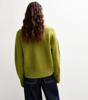 Green Crew Neck Jumper