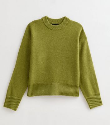Green Crew Neck Jumper