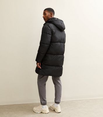 Black Regular Longline Puffer Jacket 4 Black Regular Longline Puffer Jacket