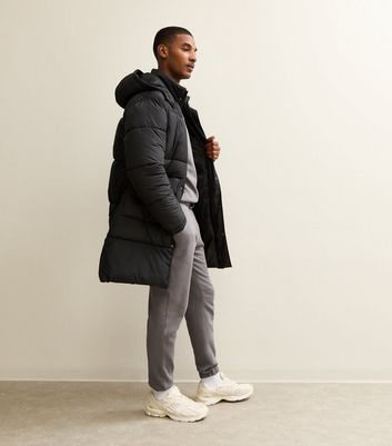 Black Regular Longline Puffer Jacket 5 Black Regular Longline Puffer Jacket