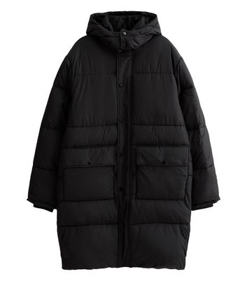 Black Regular Longline Puffer Jacket 6 Black Regular Longline Puffer Jacket