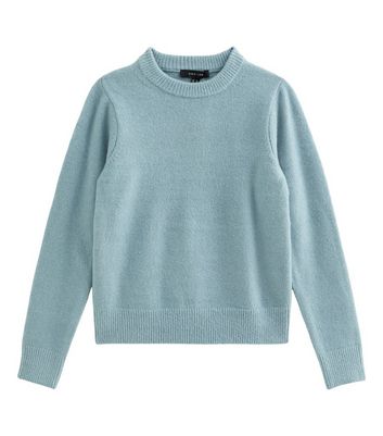 Blue Crew Neck Jumper
