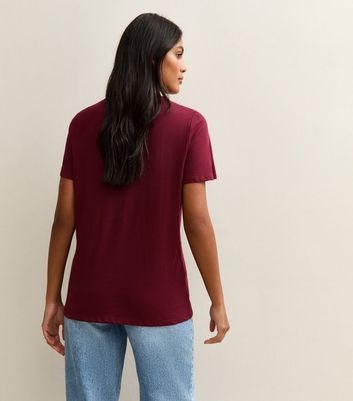 Burgundy Mystic Print T-Shirt