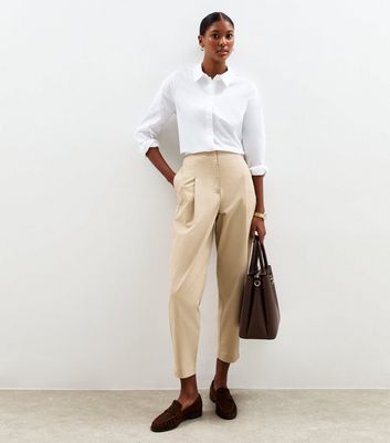 White Slim Fit Poplin Shirt