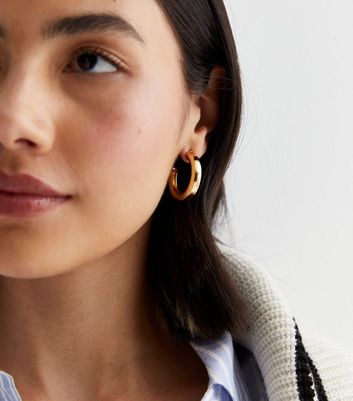 18ct Gold Plated Hoop Earrings
