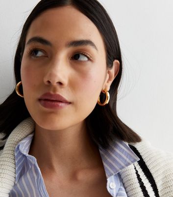 18ct Gold Plated Hoop Earrings